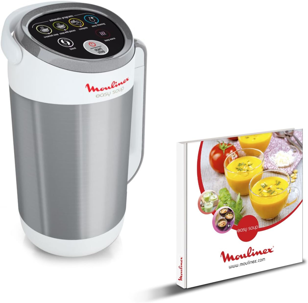 Moulinex LM841110 Heizmixer 1000 W, Fassungsvermögen 1,2 l, 5 Programme